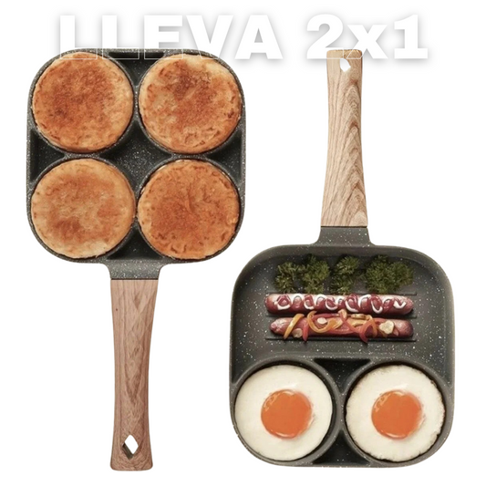 Sartenes Antiadherentes 4 y 3 divisiones Fanne®