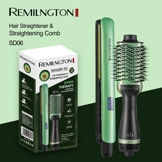 Cepillo secador y Plancha Remilngton®