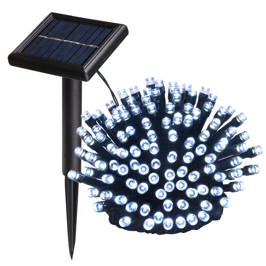 Red de Luces Con Panel Solar